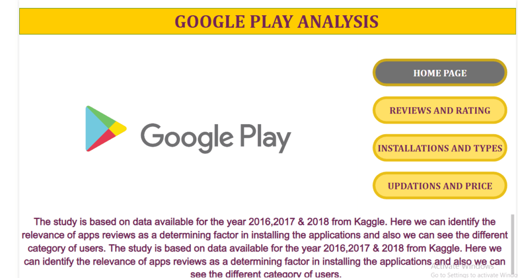Google Play Analysis